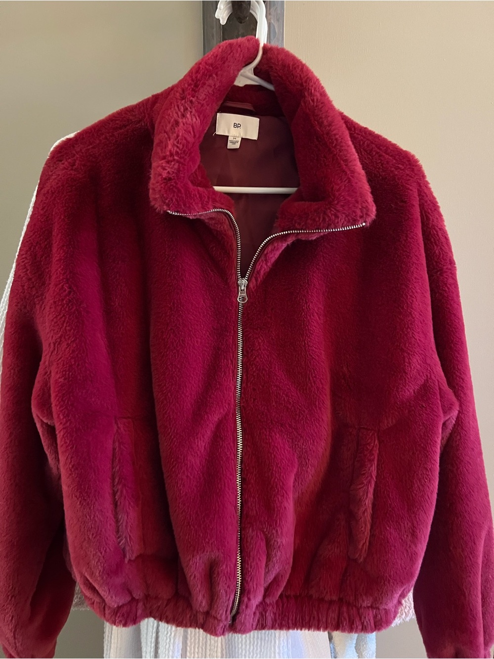 bp Plush Teddy Zip-Up Jacket